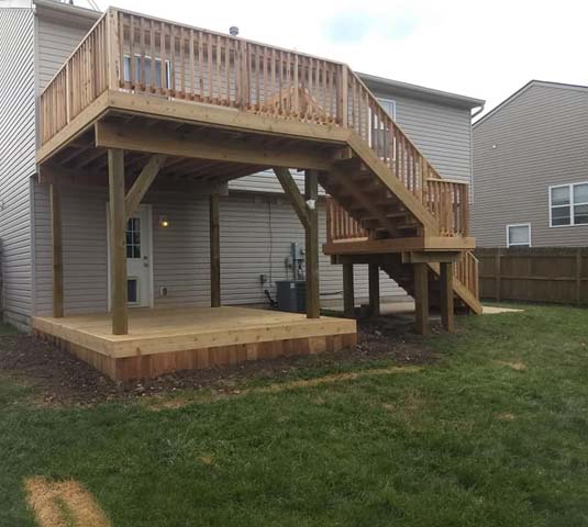 Wood deck design 16